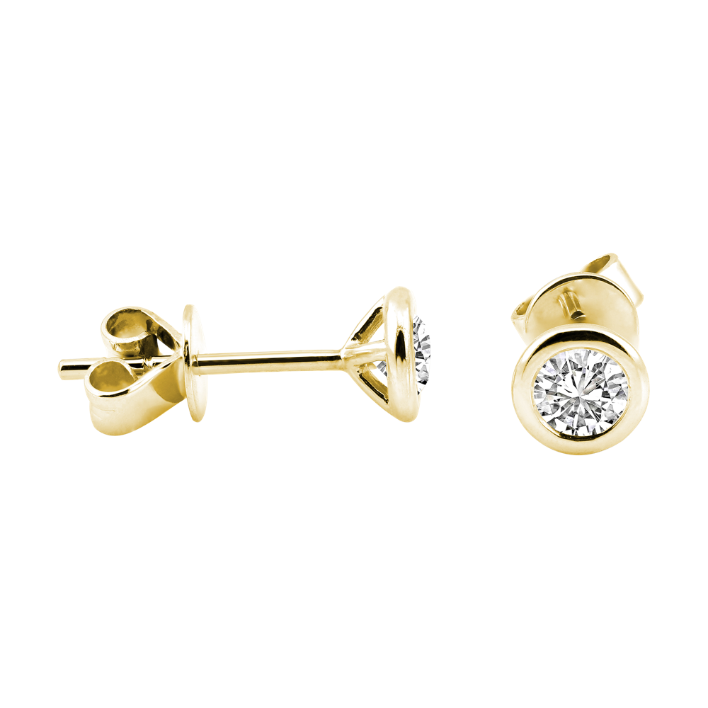 Zenubia Schmuck AG ➤ Diamant Ohrstecker »OS-03« ➤ Gelbgold, Weissgold, Roségold / gold, silber, rosé ➤ Zenubia ➤ online bei Zenubia in Winterthur kaufen ➤ sofort lieferbar