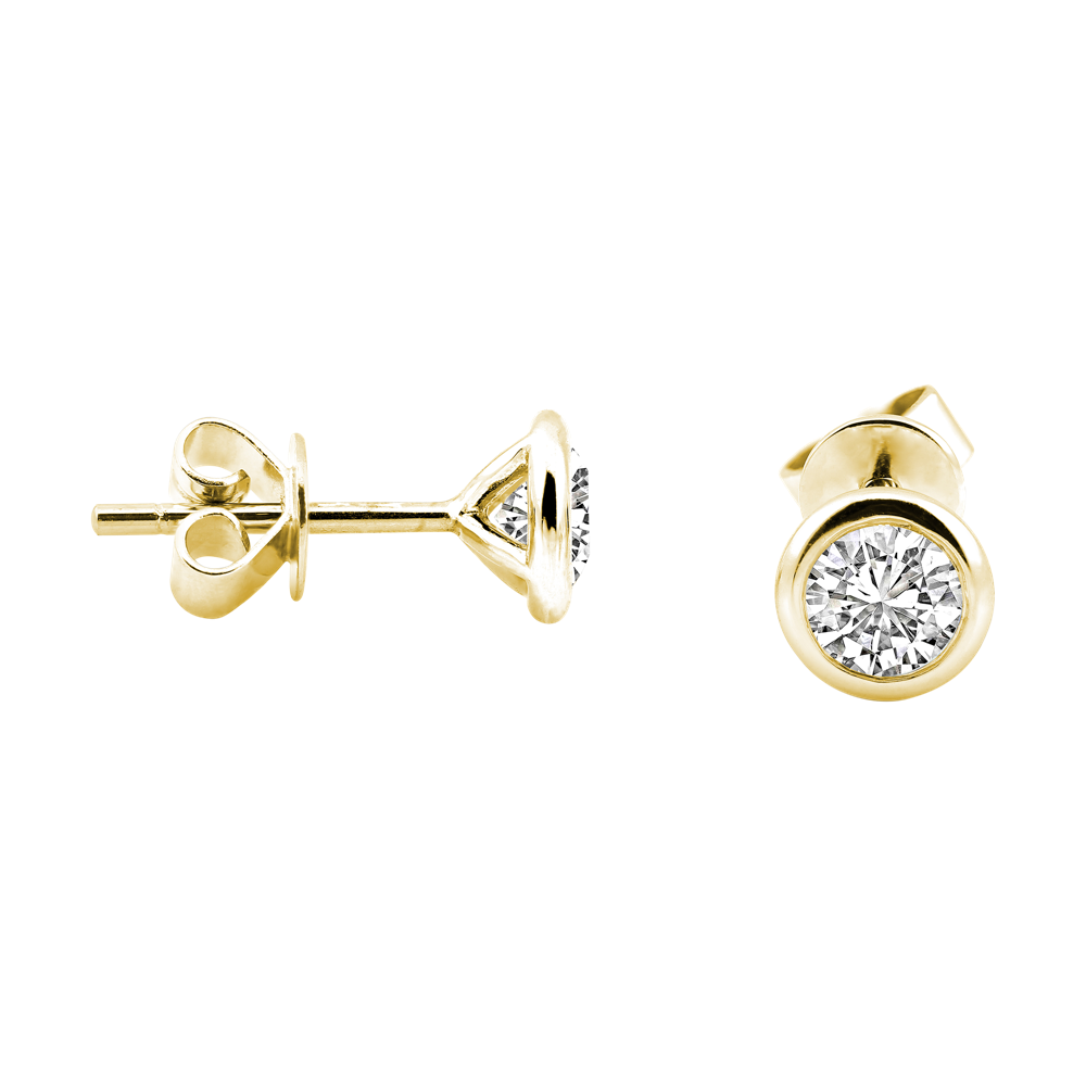 Zenubia Schmuck AG ➤ Diamant Ohrstecker »OS-03« ➤ Gelbgold, Weissgold, Roségold / gold, silber, rosé ➤ Zenubia ➤ online bei Zenubia in Winterthur kaufen ➤ sofort lieferbar