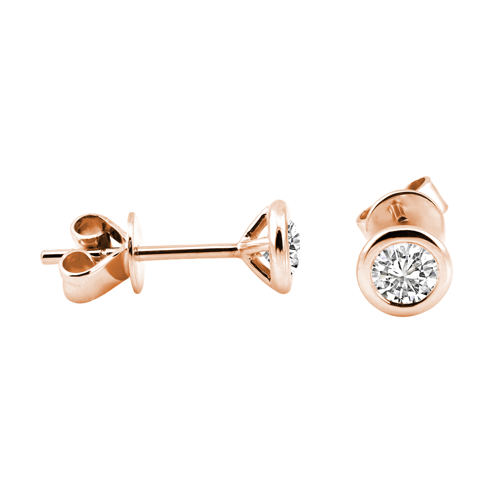Zenubia Schmuck AG ➤ Diamant Ohrstecker »OS-03« ➤ Gelbgold, Weissgold, Roségold / gold, silber, rosé ➤ Zenubia ➤ online bei Zenubia in Winterthur kaufen ➤ sofort lieferbar