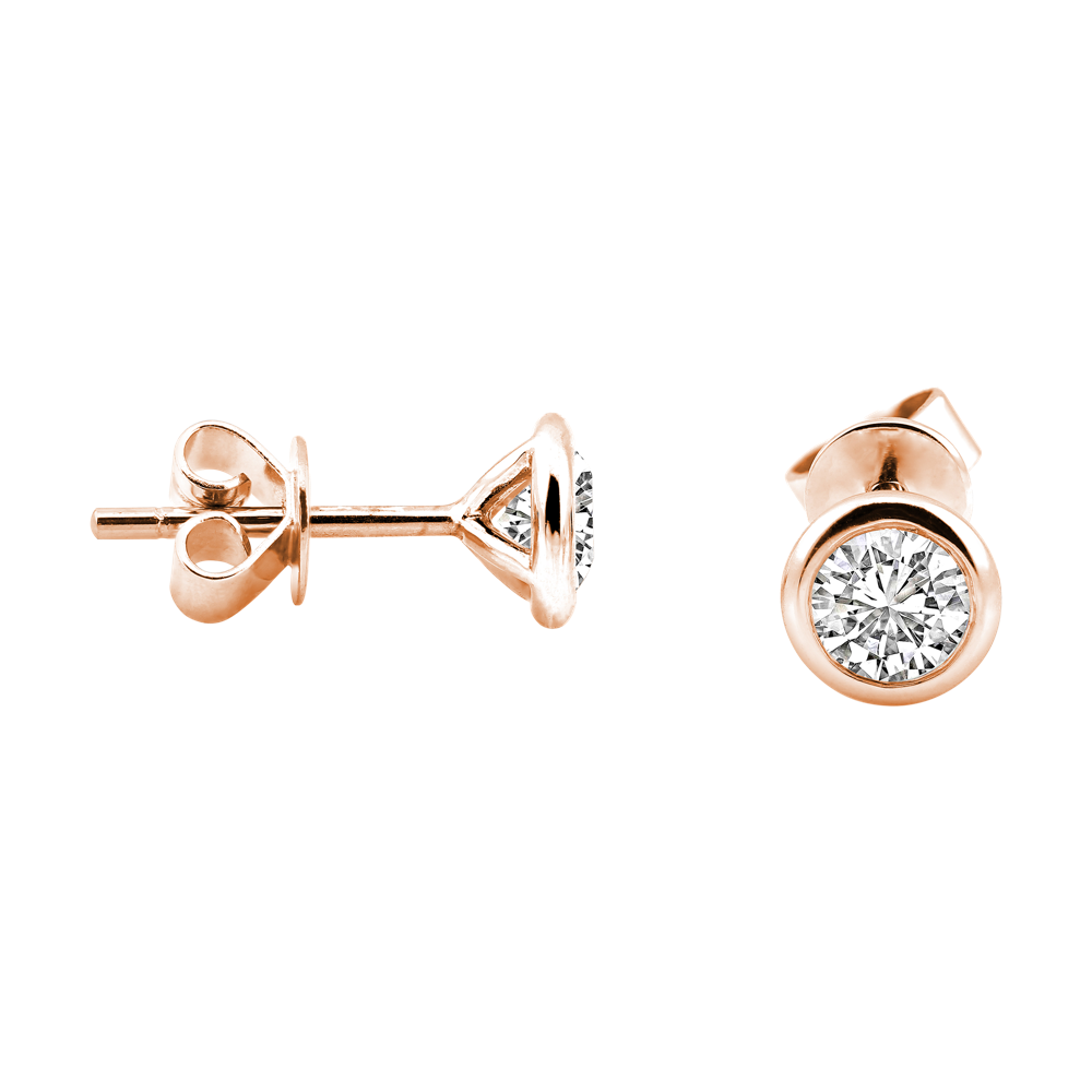 Zenubia Schmuck AG ➤ Diamant Ohrstecker »OS-03« ➤ Gelbgold, Weissgold, Roségold / gold, silber, rosé ➤ Zenubia ➤ online bei Zenubia in Winterthur kaufen ➤ sofort lieferbar