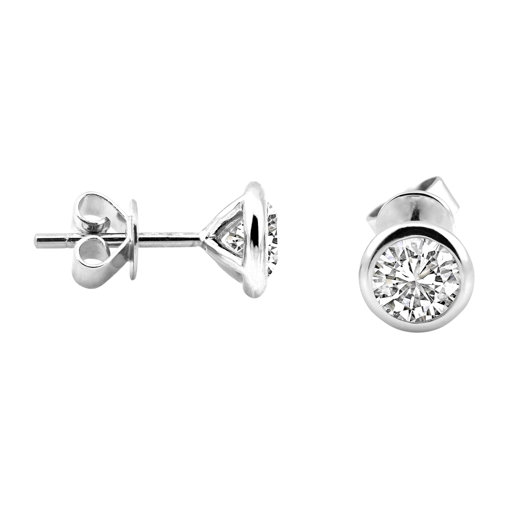 Zenubia Schmuck AG ➤ Diamant Ohrstecker »OS-03« ➤ Gelbgold, Weissgold, Roségold / gold, silber, rosé ➤ Zenubia ➤ online bei Zenubia in Winterthur kaufen ➤ sofort lieferbar