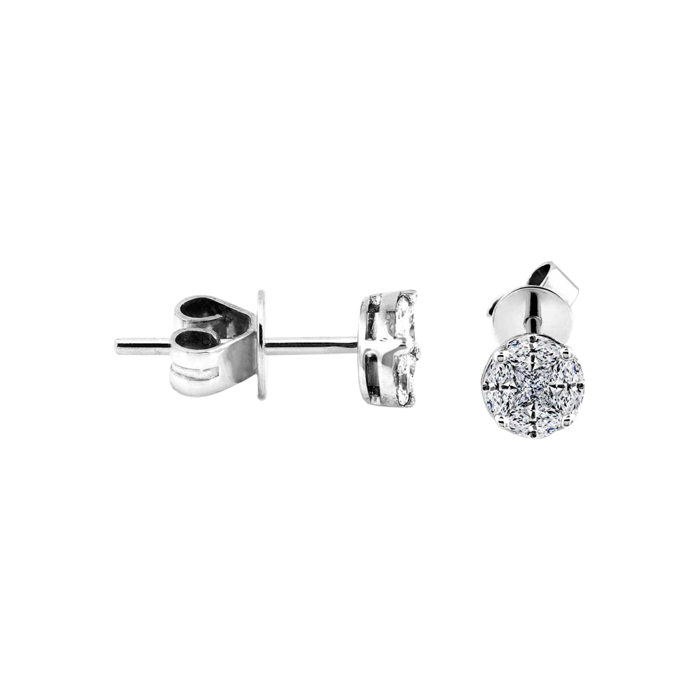 Zenubia Schmuck AG ➤ Diamant Ohrstecker »OS-06« ➤ Gelbgold, Weissgold, Roségold / gold, silber, rosé ➤ Zenubia ➤ online bei Zenubia in Winterthur kaufen ➤ sofort lieferbar