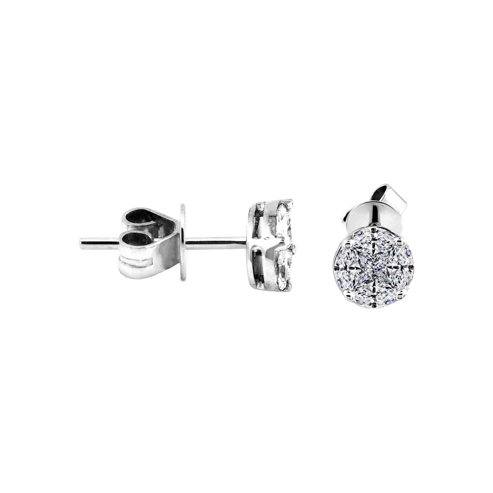 Zenubia Schmuck AG ➤ Diamant Ohrstecker »OS-06« ➤ Gelbgold, Weissgold, Roségold / gold, silber, rosé ➤ Zenubia ➤ online bei Zenubia in Winterthur kaufen ➤ sofort lieferbar