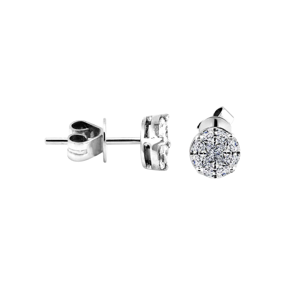 Zenubia Schmuck AG ➤ Diamant Ohrstecker »OS-06« ➤ Gelbgold, Weissgold, Roségold / gold, silber, rosé ➤ Zenubia ➤ online bei Zenubia in Winterthur kaufen ➤ sofort lieferbar