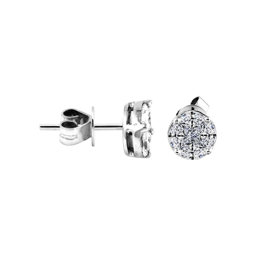 Zenubia Schmuck AG ➤ Diamant Ohrstecker »OS-06« ➤ Gelbgold, Weissgold, Roségold / gold, silber, rosé ➤ Zenubia ➤ online bei Zenubia in Winterthur kaufen ➤ sofort lieferbar