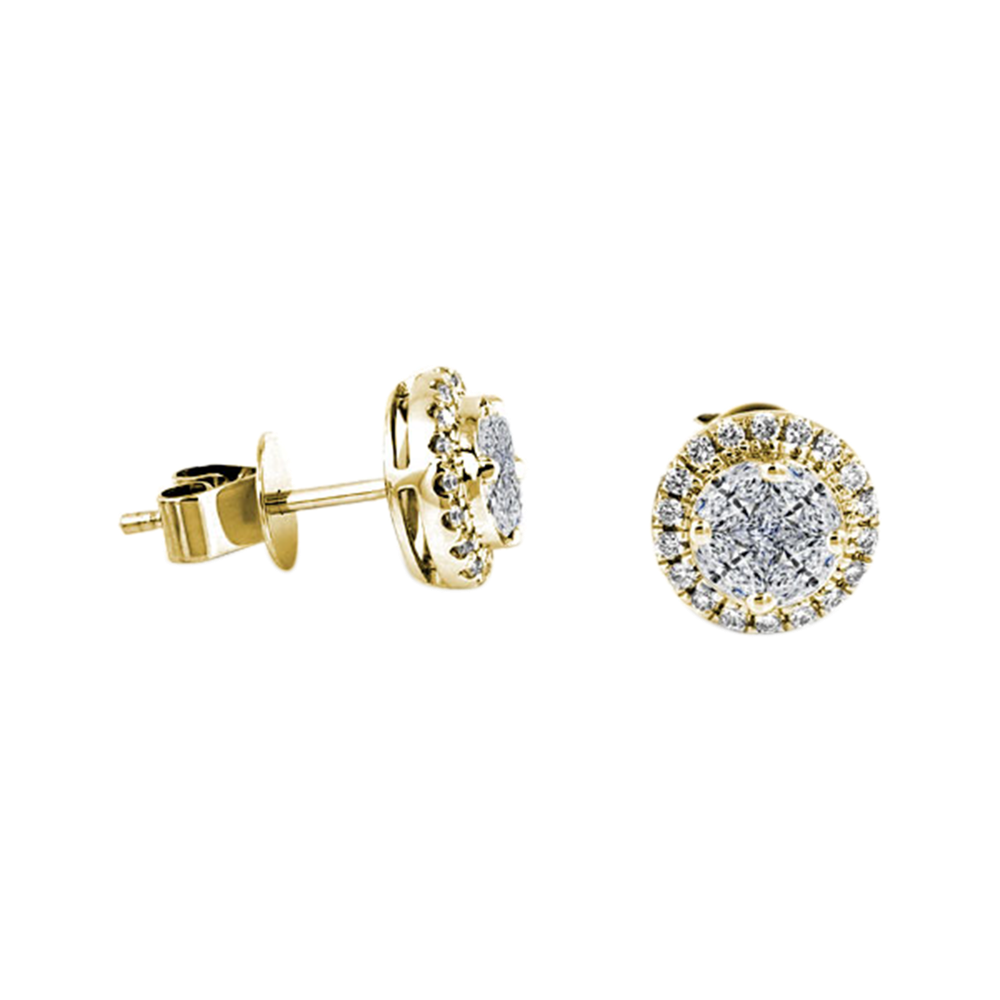 Zenubia Schmuck AG ➤ Diamant Ohrstecker »OS-07« ➤ Gelbgold, Weissgold, Roségold / gold, silber, rosé ➤ Zenubia ➤ online bei Zenubia in Winterthur kaufen ➤ sofort lieferbar