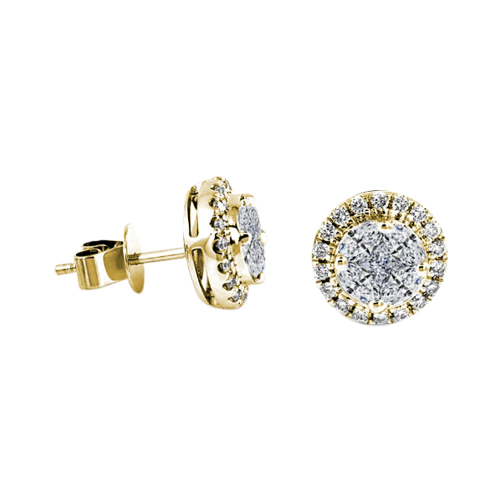 Zenubia Schmuck AG ➤ Diamant Ohrstecker »OS-07« ➤ Gelbgold, Weissgold, Roségold / gold, silber, rosé ➤ Zenubia ➤ online bei Zenubia in Winterthur kaufen ➤ sofort lieferbar