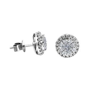 Zenubia Schmuck AG ➤ Diamant Ohrstecker »OS-07« ➤ Gelbgold, Weissgold, Roségold / gold, silber, rosé ➤ Zenubia ➤ online bei Zenubia in Winterthur kaufen ➤ sofort lieferbar