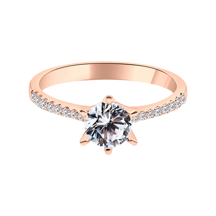 Zenubia Schmuck AG ➤ Verlobungsring Sandra ➤ Gelbgold, Weissgold, Roségold / gold, silber, rosé ➤ Zenubia ➤ online bei Zenubia in Winterthur kaufen ➤ sofort lieferbar