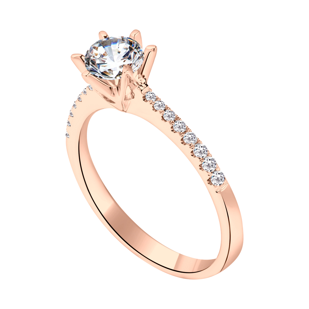 Zenubia Schmuck AG ➤ Verlobungsring Sandra ➤ Gelbgold, Weissgold, Roségold / gold, silber, rosé ➤ Zenubia ➤ online bei Zenubia in Winterthur kaufen ➤ sofort lieferbar
