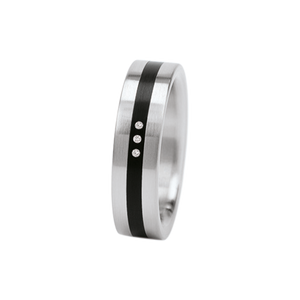 Zenubia Schmuck AG ➤ Ring - 011242 ➤ Edelstahl, Keramik /  ➤ Xen ➤ online bei Zenubia in Winterthur kaufen ➤ sofort lieferbar