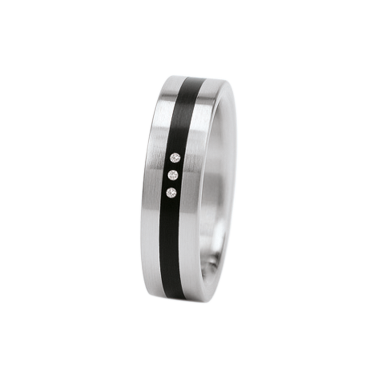 Zenubia Schmuck AG ➤ Ring - 011242 ➤ Edelstahl, Keramik /  ➤ Xen ➤ online bei Zenubia in Winterthur kaufen ➤ sofort lieferbar