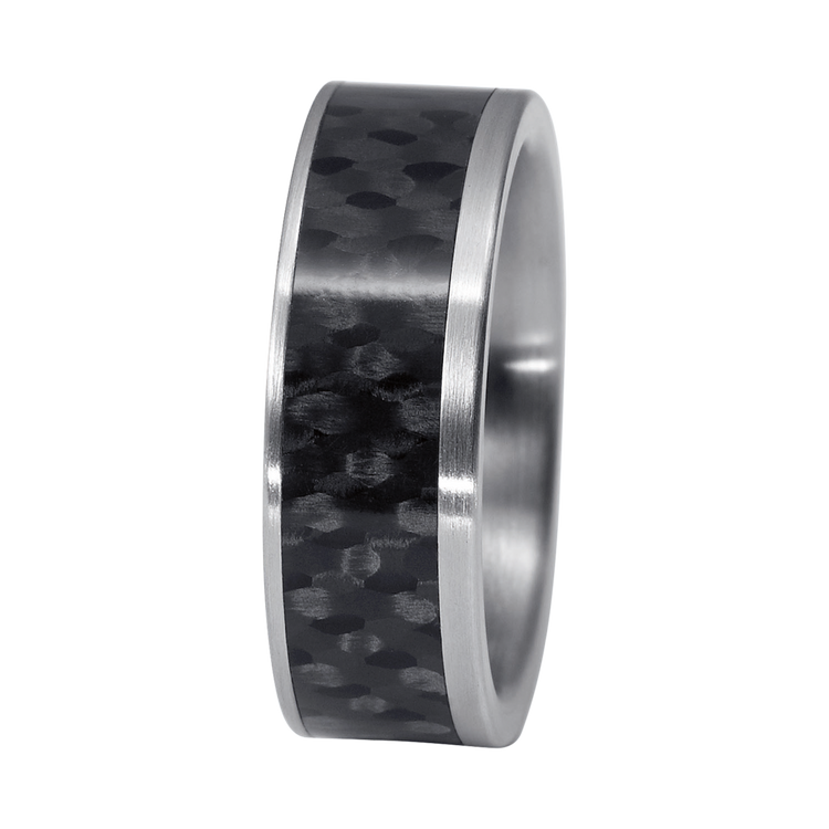 Zenubia Schmuck AG ➤ Ring - 011618 ➤ Edelstahl, Carbon /  ➤ Xen ➤ online bei Zenubia in Winterthur kaufen ➤ sofort lieferbar