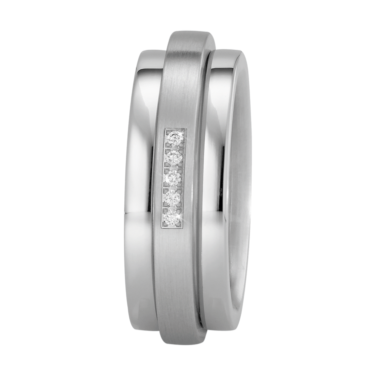 Zenubia Schmuck AG ➤ Ring - 011857 ➤ Edelstahl / silber ➤ Xen ➤ online bei Zenubia in Winterthur kaufen ➤ sofort lieferbar