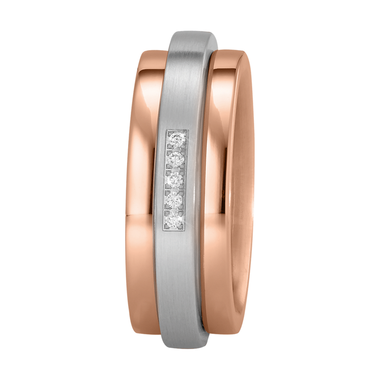 Zenubia Schmuck AG ➤ Ring - 011859 ➤ Edelstahl rosé beschichtet /  ➤ Xen ➤ online bei Zenubia in Winterthur kaufen ➤ sofort lieferbar