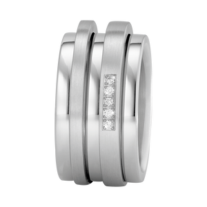 Zenubia Schmuck AG ➤ Ring - 011861 ➤ Edelstahl / silber ➤ Xen ➤ online bei Zenubia in Winterthur kaufen ➤ sofort lieferbar