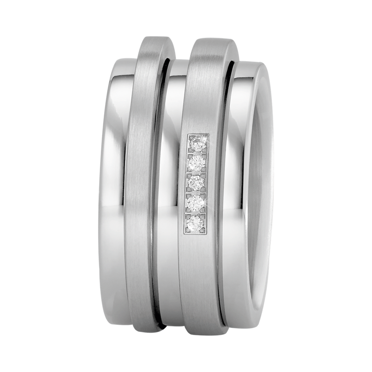 Zenubia Schmuck AG ➤ Ring - 011861 ➤ Edelstahl / silber ➤ Xen ➤ online bei Zenubia in Winterthur kaufen ➤ sofort lieferbar