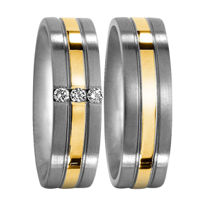 Zenubia Schmuck AG ➤ Titan, 750/18 K Gelbgold Ring ➤ Titan / silber, gold ➤ Titanfactory ➤ online bei Zenubia in Winterthur kaufen ➤ sofort lieferbar