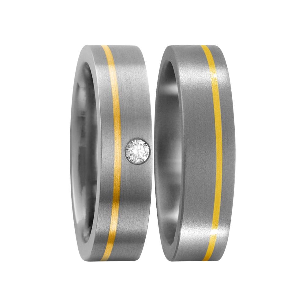 Zenubia Schmuck AG ➤ Titan, 750/18 K Gelbgold Ring ➤ Titan, Gelbgold / silber, gold ➤ Titanfactory ➤ online bei Zenubia in Winterthur kaufen ➤ sofort lieferbar