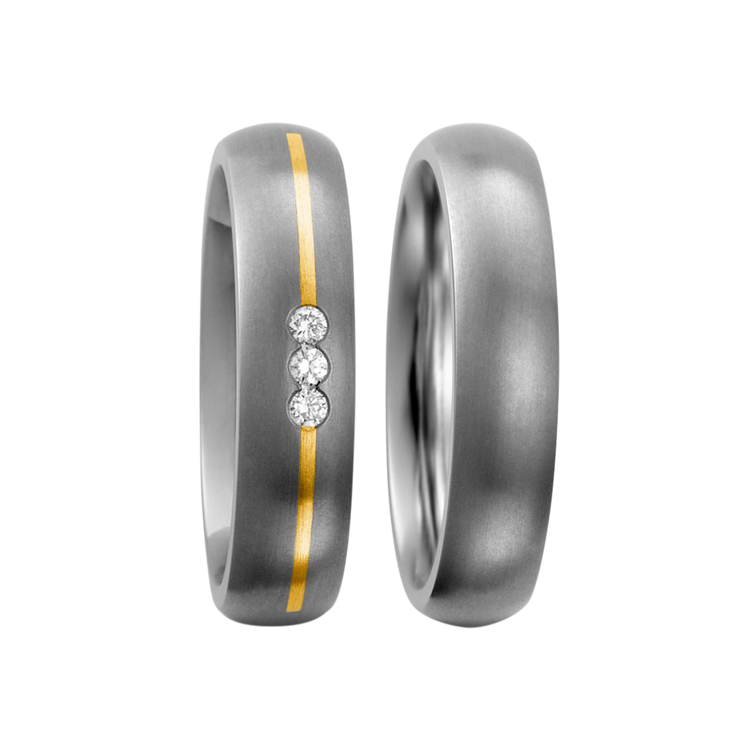 Zenubia Schmuck AG ➤ Titan, 750/18 K Gelbgold Ring ➤ Titan, Gelbgold / silber, gold ➤ Titanfactory ➤ online bei Zenubia in Winterthur kaufen ➤ sofort lieferbar