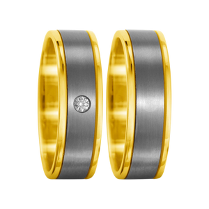 Zenubia Schmuck AG ➤ Titan, 750/18 K Gelbgold Ring ➤ Titan, Gelbgold / silber, gold ➤ Titanfactory ➤ online bei Zenubia in Winterthur kaufen ➤ sofort lieferbar