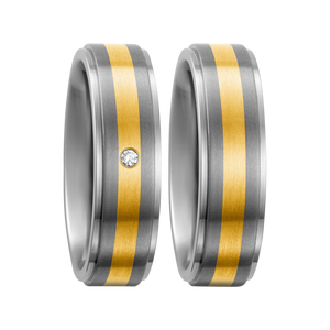 Zenubia Schmuck AG ➤ Titan, 750/18 K Gelbgold Ring ➤ Titan, Gelbgold / silber, gold ➤ Titanfactory ➤ online bei Zenubia in Winterthur kaufen ➤ sofort lieferbar