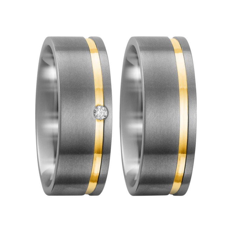 Zenubia Schmuck AG ➤ Titan, 750/18 K Gelbgold Ring ➤ Titan, Gelbgold / silber, gold ➤ Titanfactory ➤ online bei Zenubia in Winterthur kaufen ➤ sofort lieferbar