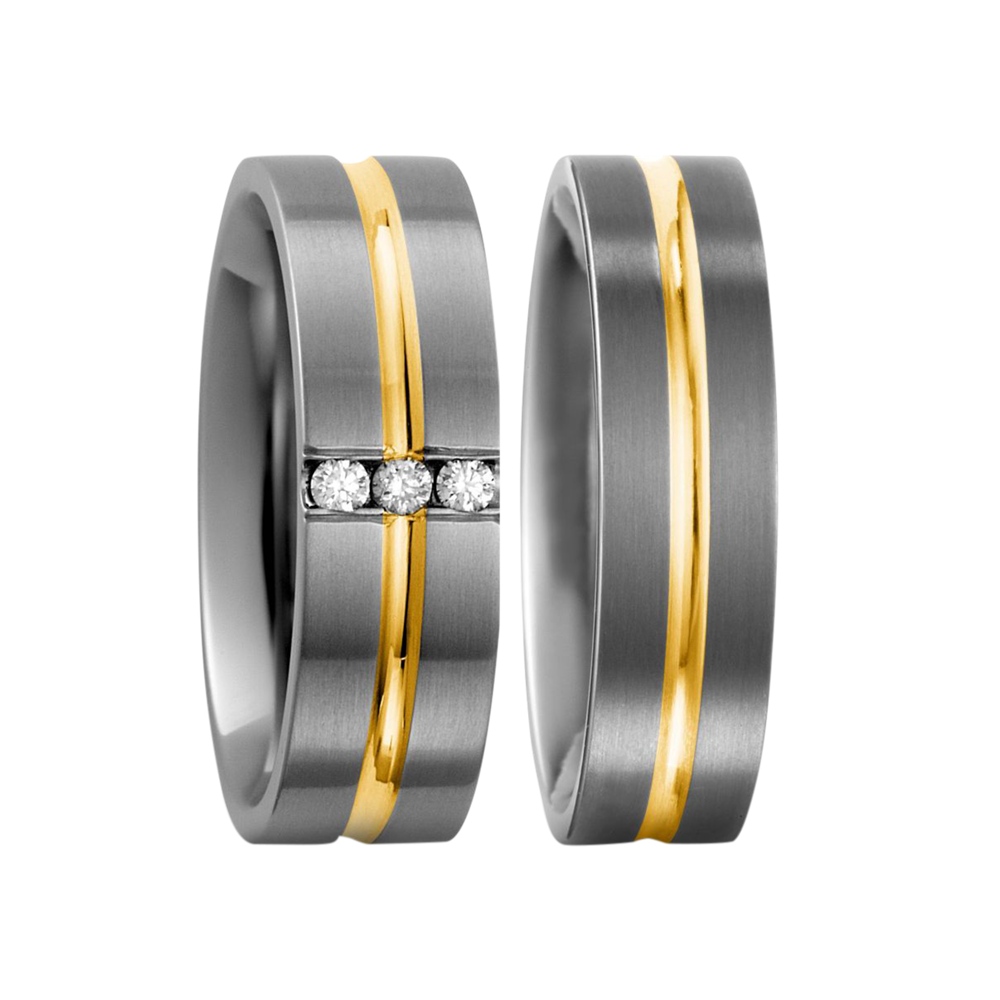 Zenubia Schmuck AG ➤ Titan, 750/18 K Gelbgold Ring ➤ Titan, Gelbgold / silber, gold ➤ Titanfactory ➤ online bei Zenubia in Winterthur kaufen ➤ sofort lieferbar