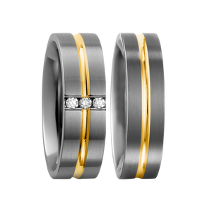 Zenubia Schmuck AG ➤ Titan, 750/18 K Gelbgold Ring ➤ Titan, Gelbgold / silber, gold ➤ Titanfactory ➤ online bei Zenubia in Winterthur kaufen ➤ sofort lieferbar