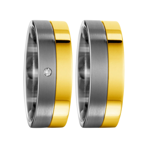 Zenubia Schmuck AG ➤ Titan, 750/18 K Gelbgold Ring ➤ Titan, Gelbgold / silber, gold ➤ Titanfactory ➤ online bei Zenubia in Winterthur kaufen ➤ sofort lieferbar