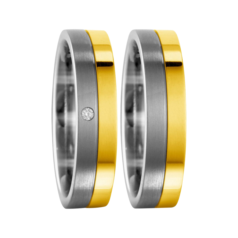 Zenubia Schmuck AG ➤ Titan, 750/18 K Gelbgold Ring ➤ Titan, Gelbgold / silber, gold ➤ Titanfactory ➤ online bei Zenubia in Winterthur kaufen ➤ sofort lieferbar