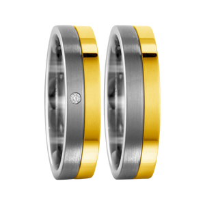 Zenubia Schmuck AG ➤ Titan, 750/18 K Gelbgold Ring ➤ Titan, Gelbgold / silber, gold ➤ Titanfactory ➤ online bei Zenubia in Winterthur kaufen ➤ sofort lieferbar