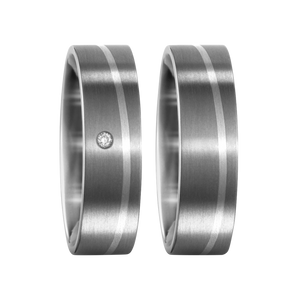 Zenubia Schmuck AG ➤ Titan, 950 Palladium Ring ➤ Titan, Palladium / silber ➤ Titanfactory ➤ online bei Zenubia in Winterthur kaufen ➤ sofort lieferbar