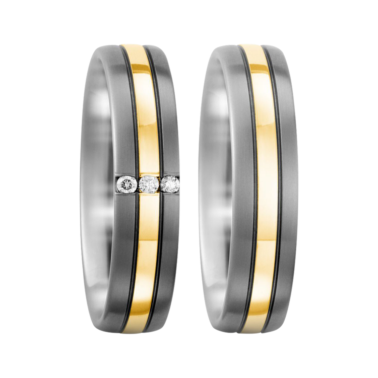 Zenubia Schmuck AG ➤ Titan, 750/18 K Gelbgold Ring ➤ Titan, Gelbgold / silber, gold ➤ Titanfactory ➤ online bei Zenubia in Winterthur kaufen ➤ sofort lieferbar