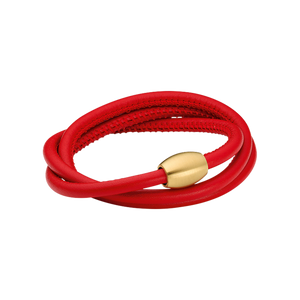 Zenubia Schmuck AG ➤ Armband - 51603419 ➤ Edelstahl gold beschichtet, Leder /  ➤ Xen ➤ online bei Zenubia in Winterthur kaufen ➤ sofort lieferbar