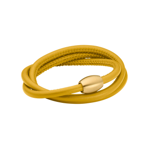 Zenubia Schmuck AG ➤ Armband - 51603421 ➤ Edelstahl gold beschichtet, Leder /  ➤ Xen ➤ online bei Zenubia in Winterthur kaufen ➤ sofort lieferbar