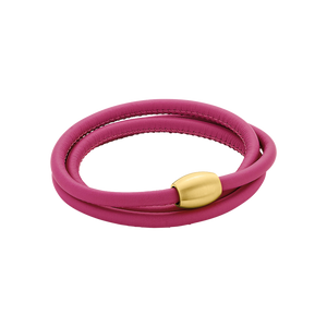 Zenubia Schmuck AG ➤ Armband - 51603423 ➤ Edelstahl gold beschichtet, Leder /  ➤ Xen ➤ online bei Zenubia in Winterthur kaufen ➤ sofort lieferbar