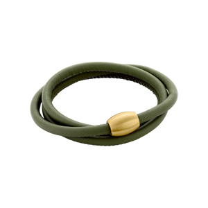 Zenubia Schmuck AG ➤ Armband - 51603427 ➤ Edelstahl gold beschichtet, Leder /  ➤ Xen ➤ online bei Zenubia in Winterthur kaufen ➤ sofort lieferbar