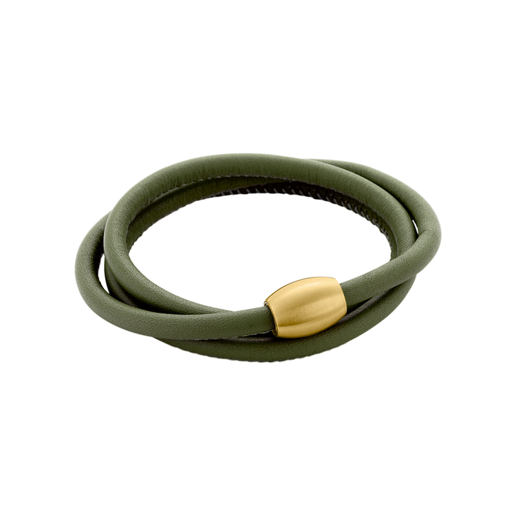 Zenubia Schmuck AG ➤ Armband - 51603427 ➤ Edelstahl gold beschichtet, Leder /  ➤ Xen ➤ online bei Zenubia in Winterthur kaufen ➤ sofort lieferbar