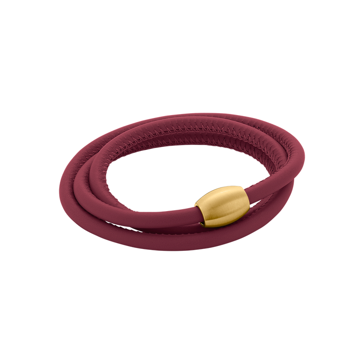 Zenubia Schmuck AG ➤ Armband - 51603435 ➤ Edelstahl gold beschichtet, Leder /  ➤ Xen ➤ online bei Zenubia in Winterthur kaufen ➤ sofort lieferbar