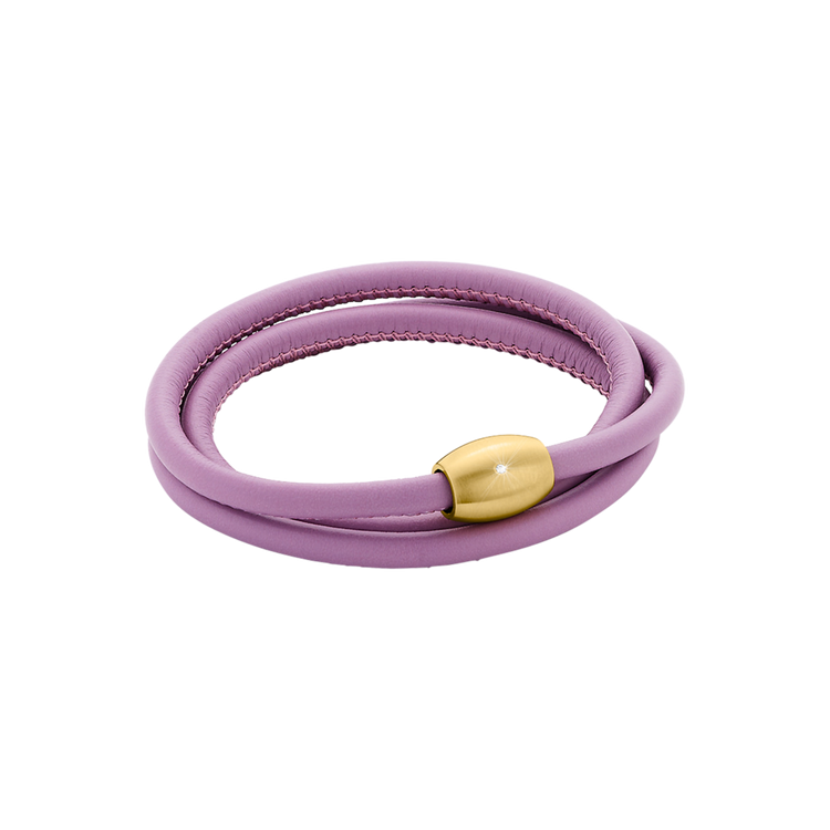 Zenubia Schmuck AG ➤ Armband - 51603518 ➤ Edelstahl gold beschichtet, Leder /  ➤ Xen ➤ online bei Zenubia in Winterthur kaufen ➤ sofort lieferbar