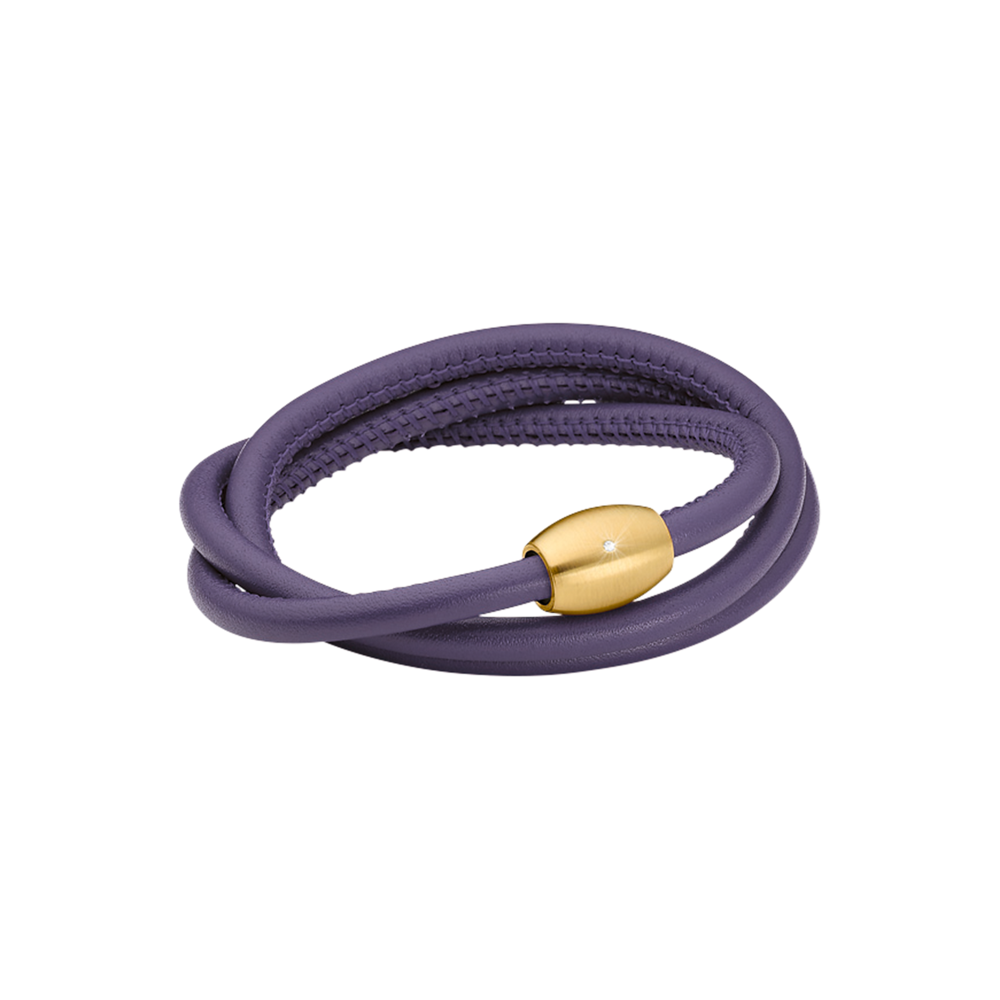 Zenubia Schmuck AG ➤ Armband - 51603522 ➤ Edelstahl gold beschichtet, Leder /  ➤ Xen ➤ online bei Zenubia in Winterthur kaufen ➤ sofort lieferbar