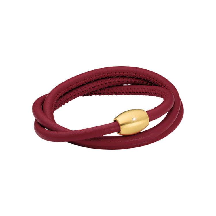 Zenubia Schmuck AG ➤ Armband - 51603525 ➤ Edelstahl gold beschichtet, Leder /  ➤ Xen ➤ online bei Zenubia in Winterthur kaufen ➤ sofort lieferbar