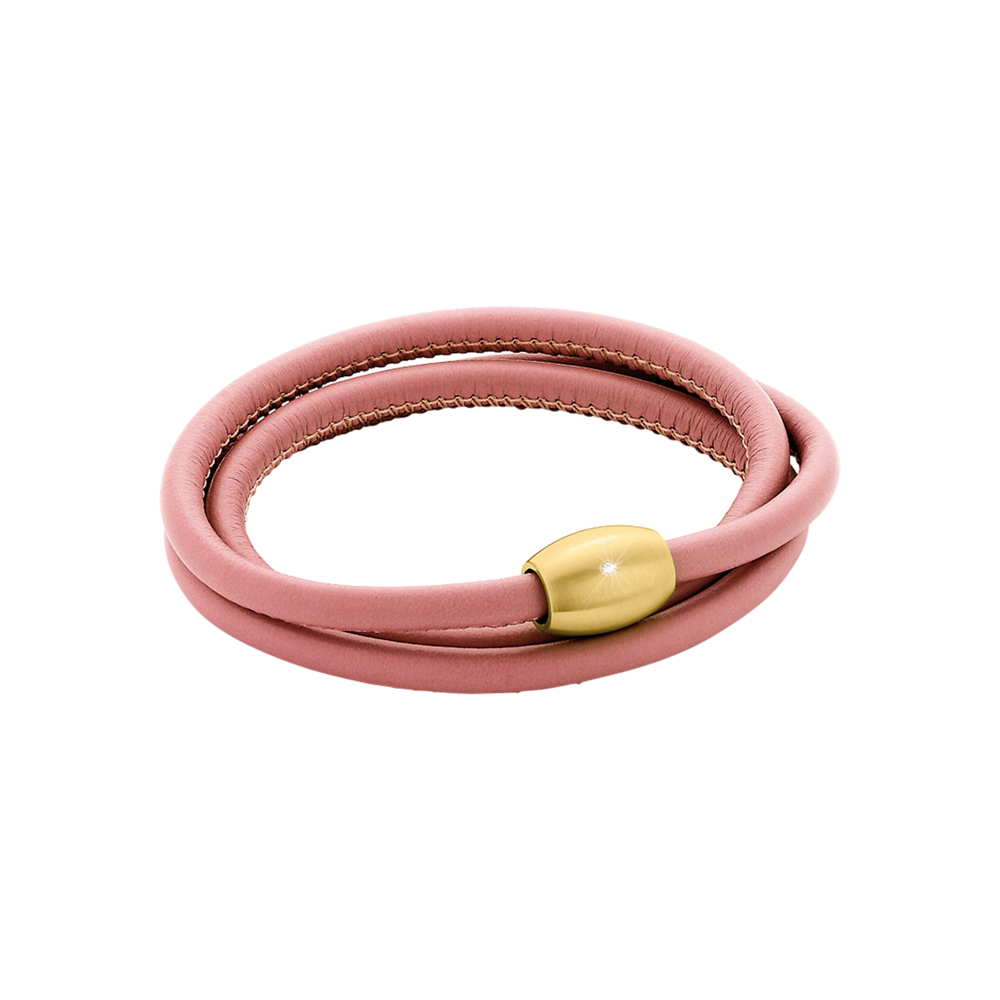 Zenubia Schmuck AG ➤ Armband - 51603531 ➤ Edelstahl gold beschichtet, Leder /  ➤ Xen ➤ online bei Zenubia in Winterthur kaufen ➤ sofort lieferbar