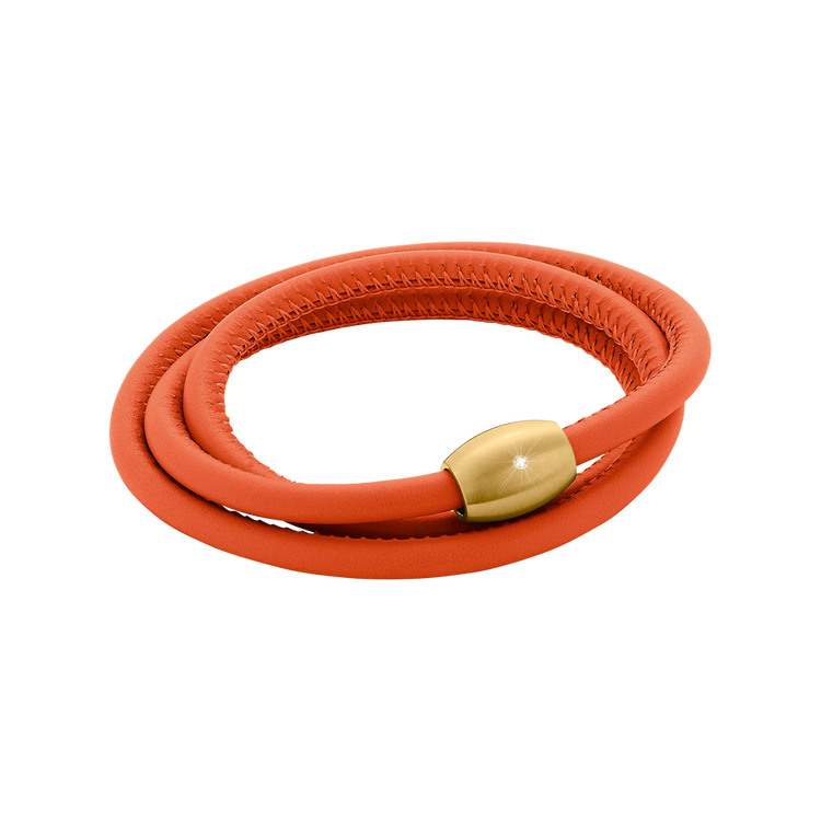 Zenubia Schmuck AG ➤ Armband - 51603537 ➤ Edelstahl gold beschichtet, Leder /  ➤ Xen ➤ online bei Zenubia in Winterthur kaufen ➤ sofort lieferbar