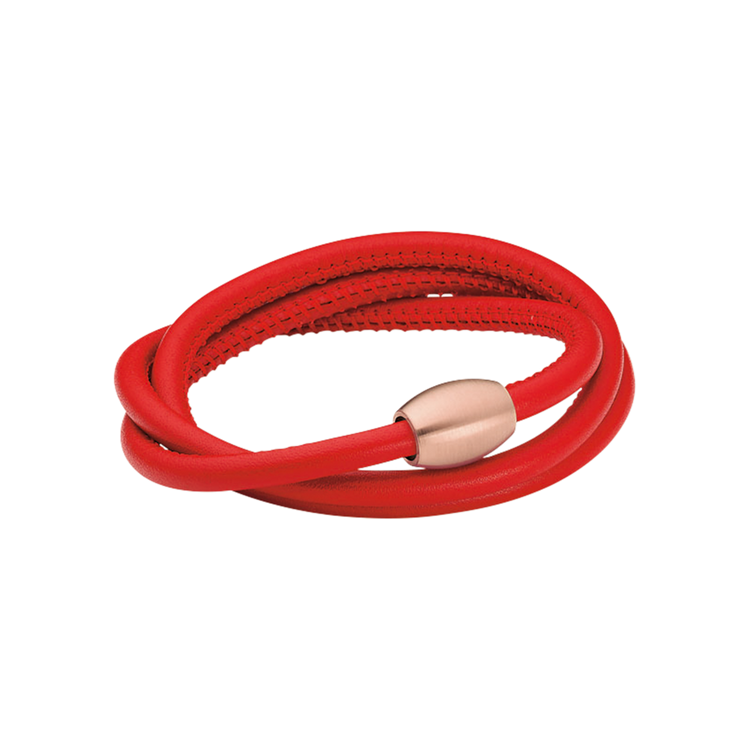 Zenubia Schmuck AG ➤ Armband - 51604119 ➤ Edelstahl rosé beschichtet, Leder /  ➤ Xen ➤ online bei Zenubia in Winterthur kaufen ➤ sofort lieferbar