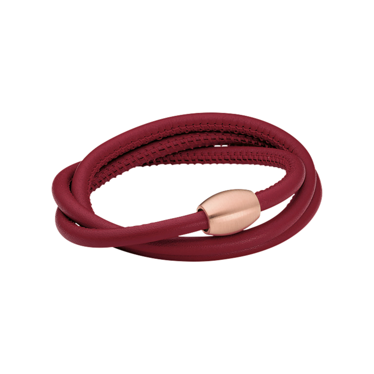 Zenubia Schmuck AG ➤ Armband - 51604125 ➤ Edelstahl rosé beschichtet, Leder /  ➤ Xen ➤ online bei Zenubia in Winterthur kaufen ➤ sofort lieferbar