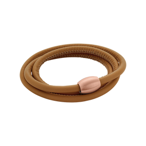 Zenubia Schmuck AG ➤ Armband - 51604126 ➤ Edelstahl rosé beschichtet, Leder /  ➤ Xen ➤ online bei Zenubia in Winterthur kaufen ➤ sofort lieferbar