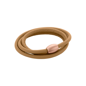 Zenubia Schmuck AG ➤ Armband - 51604141 ➤ Edelstahl rosé beschichtet, Leder /  ➤ Xen ➤ online bei Zenubia in Winterthur kaufen ➤ sofort lieferbar