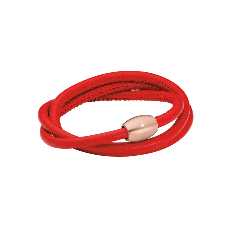 Zenubia Schmuck AG ➤ Armband - 51604219 ➤ Edelstahl rosé beschichtet, Leder /  ➤ Xen ➤ online bei Zenubia in Winterthur kaufen ➤ sofort lieferbar